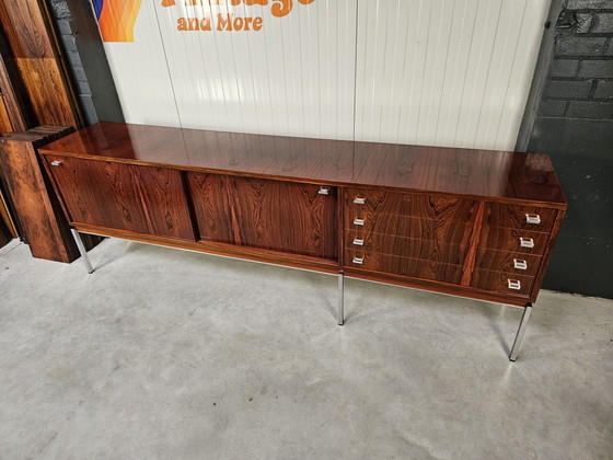 Image 1 of Vintage dressoir palissander/chroom, topstaat