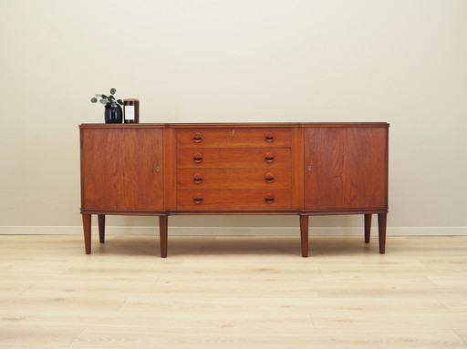 Teakhouten dressoir, Deens ontwerp, 1960S, Productie: Denemarken