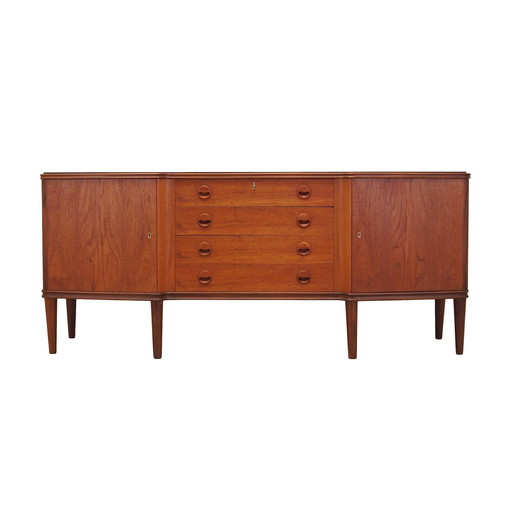 Teakhouten dressoir, Deens ontwerp, 1960S, Productie: Denemarken