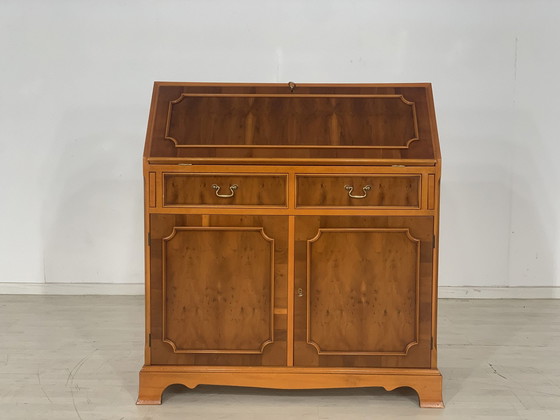 Image 1 of Mid Century secretaire schrijftafel vintage