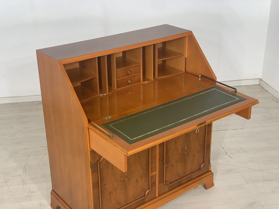 Image 1 of Mid Century secretaire schrijftafel vintage