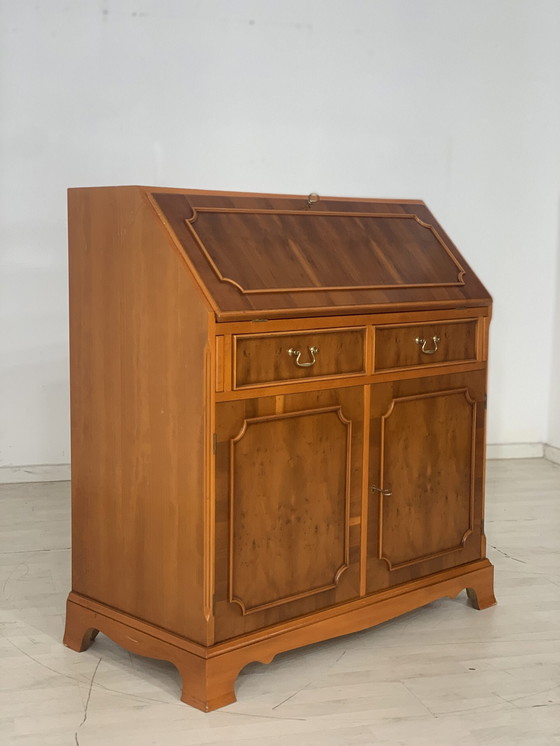 Image 1 of Mid Century secretaire schrijftafel vintage