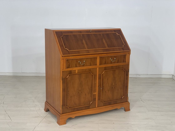 Image 1 of Mid Century secretaire schrijftafel vintage