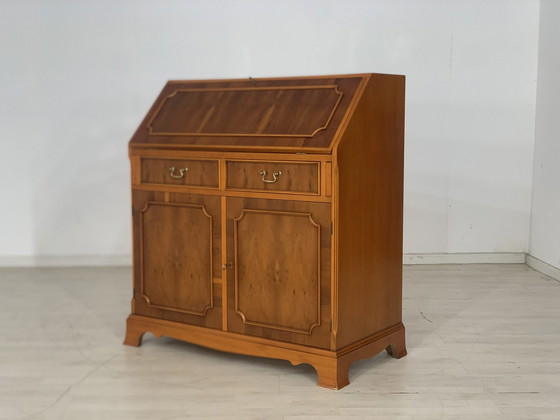 Image 1 of Mid Century secretaire schrijftafel vintage