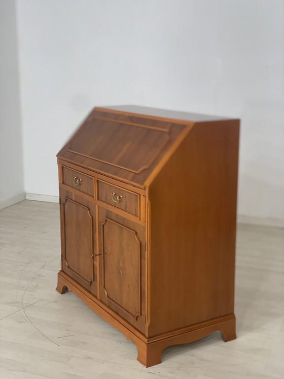 Image 1 of Mid Century secretaire schrijftafel vintage