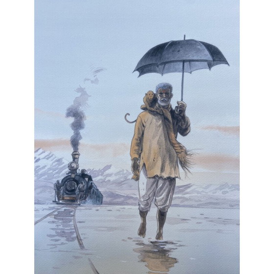 Image 1 of Vintage litho india dreams 2 door Jean-Francois Charles