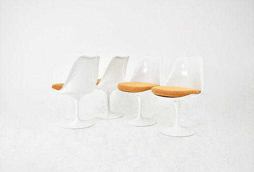 Tulp eetkamerstoelen van Eero Saarinen voor Knoll International, 1970S, set van 4