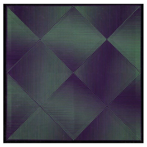 Image 1 of Vintage dubbele zeefdruk "Rilievo Ottico Cinetico" door Alberto Biasi, 1972