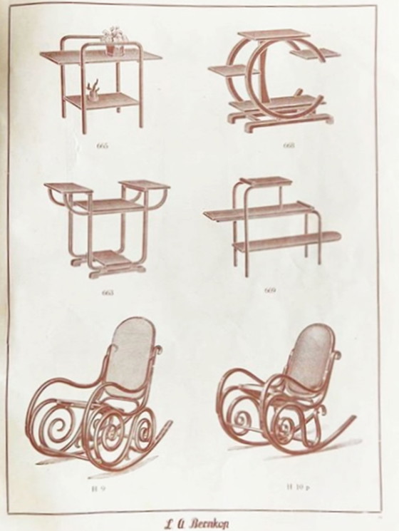 Image 1 of Rode modernistische bloemenstandaard