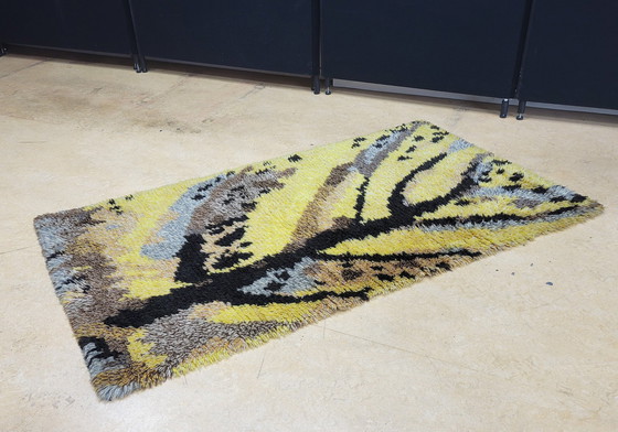 Image 1 of Vintage Hand Geknoopt Decoratief Wollen Vloerkleed