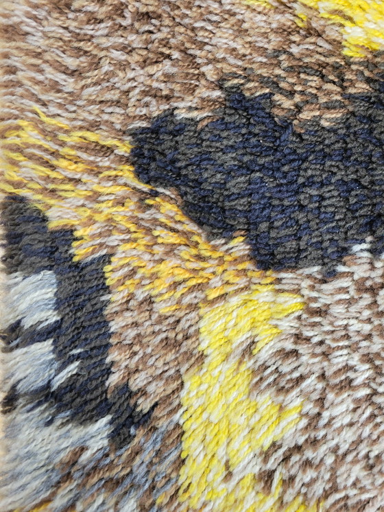 Image 1 of Vintage Hand Geknoopt Decoratief Wollen Vloerkleed