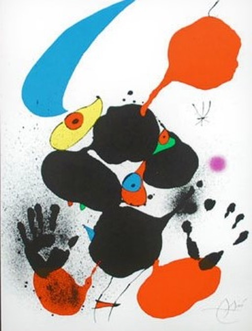 Joan Miro     --Congreso National Uit 1980 (Zeer Zeldzaam)