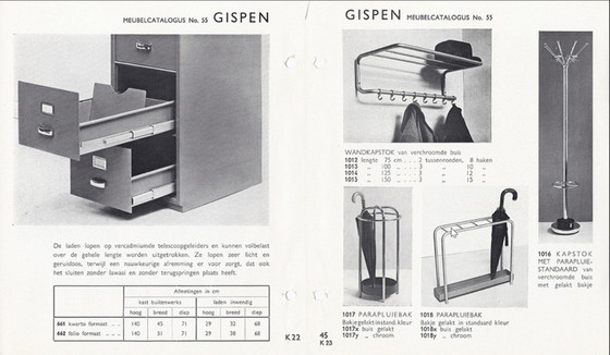 Image 1 of Vintage Chromen Paraplubak 1018 Van Gispen 1955