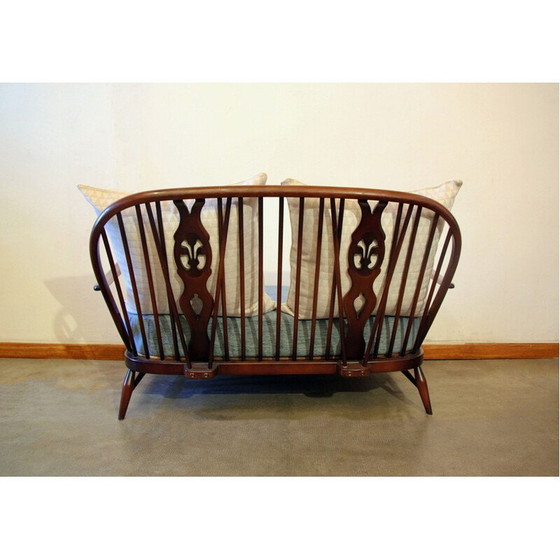 Image 1 of Ercol vintage pastelblauwe bank