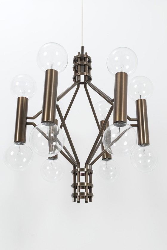 Image 1 of Vintage brutalistische hanglamp