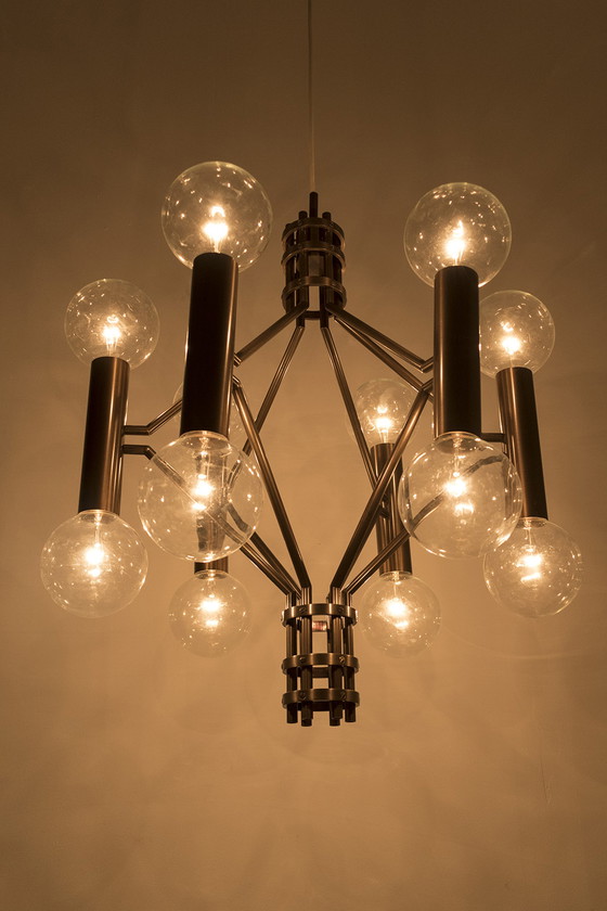 Image 1 of Vintage brutalistische hanglamp