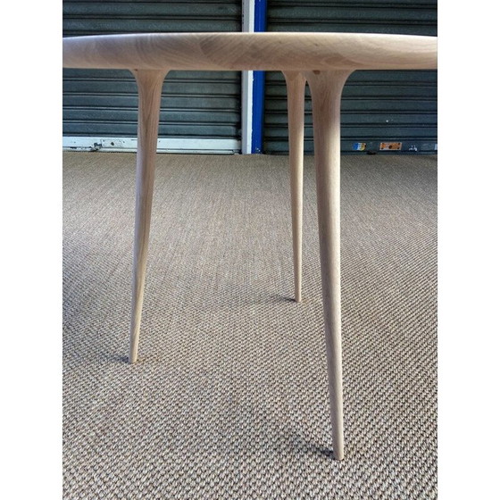 Image 1 of Vintage eikenhouten bijzettafel van Space Copenhagen voor Mater, 2020