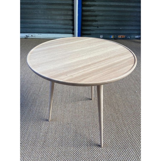 Vintage eikenhouten bijzettafel van Space Copenhagen voor Mater, 2020