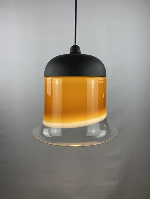 Peill & Putzler Hanglamp Bell Ah 182 - Groot Bruin En Helder Glas