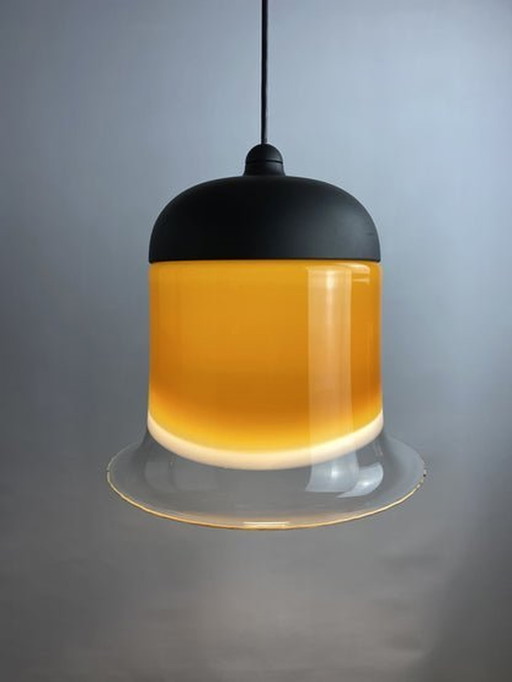 Peill & Putzler Hanglamp Bell Ah 182 - Groot Bruin En Helder Glas