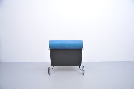 Image 1 of Peter Maly Fiets Fauteuil Cor Leer 1980