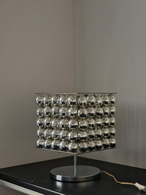 "Bubble Lamp" - Kare Design 1970S - Tafellamp Spiegelbollen