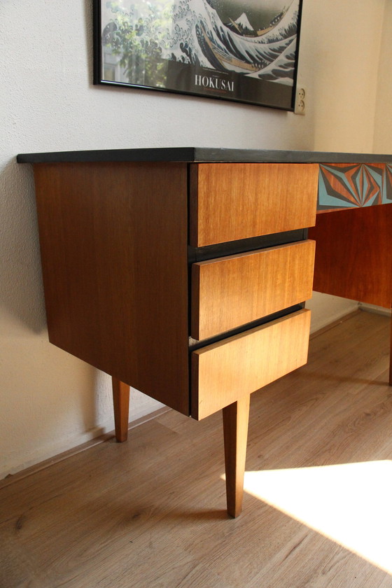 Image 1 of Vintage mid-century bureau Studio Opknappers