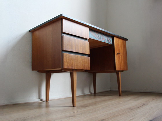 Image 1 of Vintage mid-century bureau Studio Opknappers