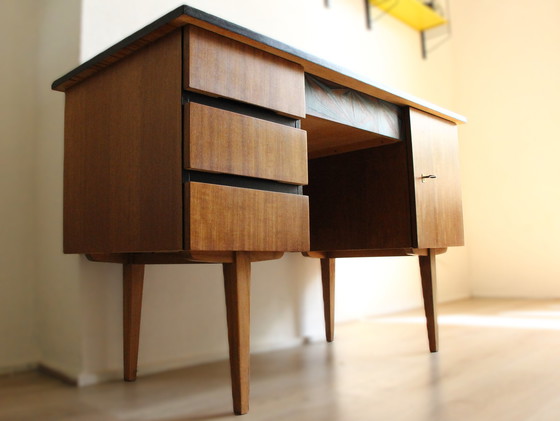 Image 1 of Vintage mid-century bureau Studio Opknappers