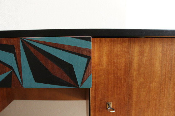 Image 1 of Vintage mid-century bureau Studio Opknappers