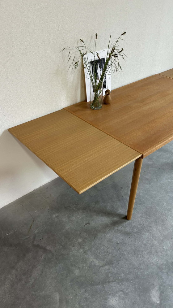 Image 1 of Vintage eettafel uitschuifbaar eiken 