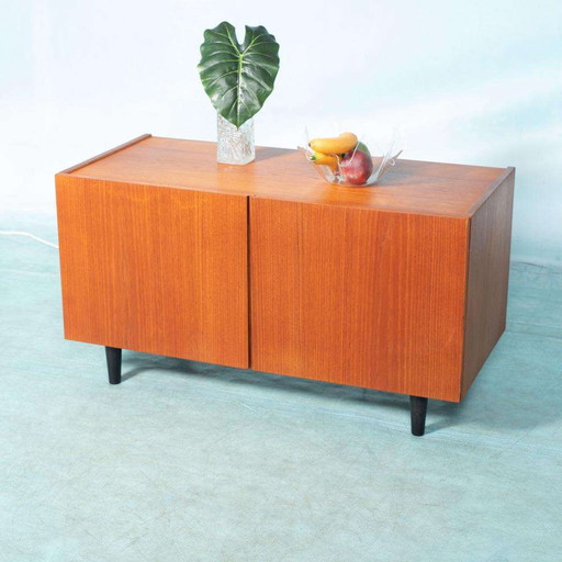 Vintage gerenoveerd jaren 60 dressoir teakhout, sideboard