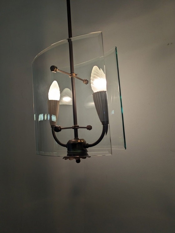 Image 1 of Mid Century Design Lamp van Pietro Chiesa voor Fontana Arte