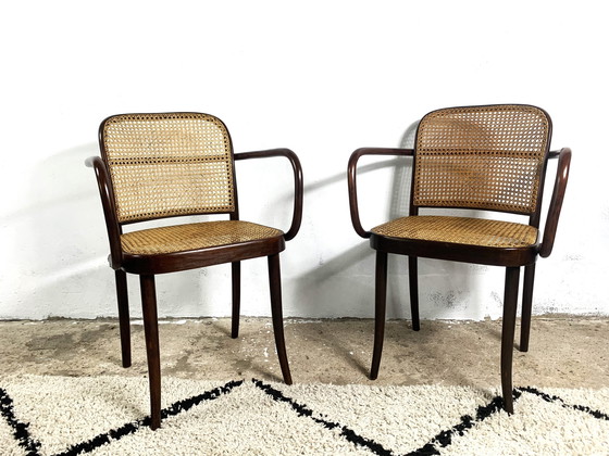 Image 1 of Thonet A811, 1930S, Rotan, Vintage Set Van 2