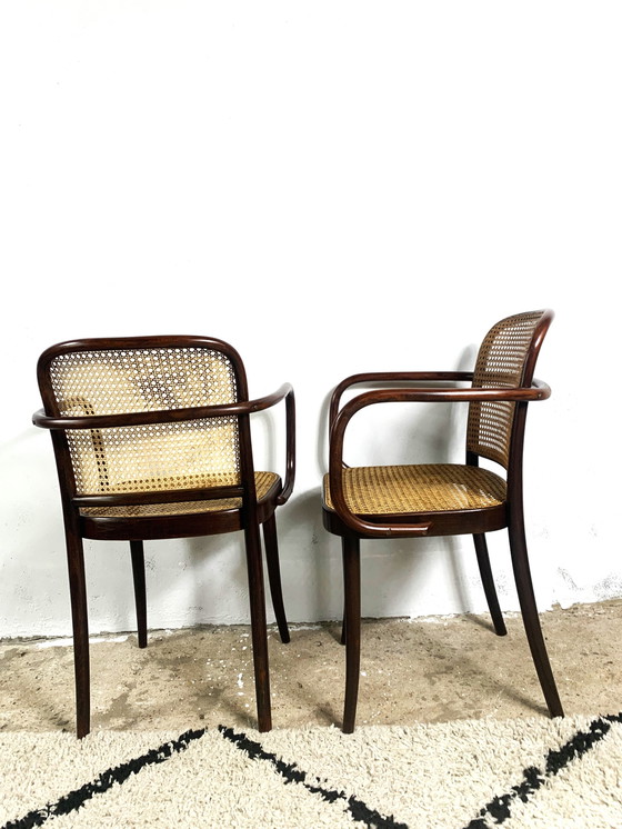 Image 1 of Thonet A811, 1930S, Rotan, Vintage Set Van 2