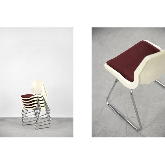 Image 1 of Set van 5 Scandinavische vintage stoelen van Svante Schöblom voor Overman, jaren 1970