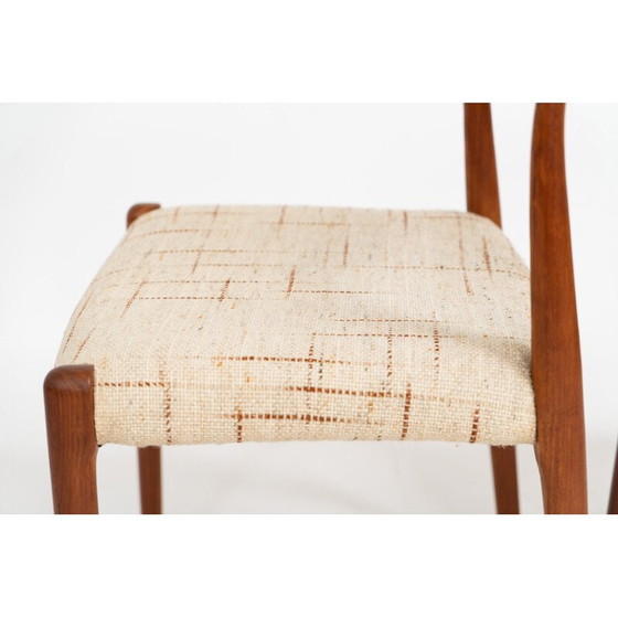 Image 1 of Set van 6 Deense vintage eetkamerstoelen