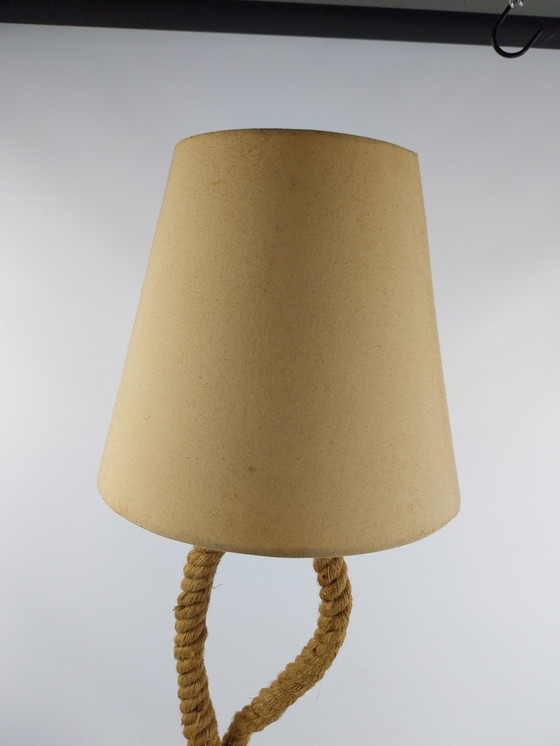 Image 1 of 1 X Staande Schemerlamp Met Scheepstouw 175Cm  1980'S 