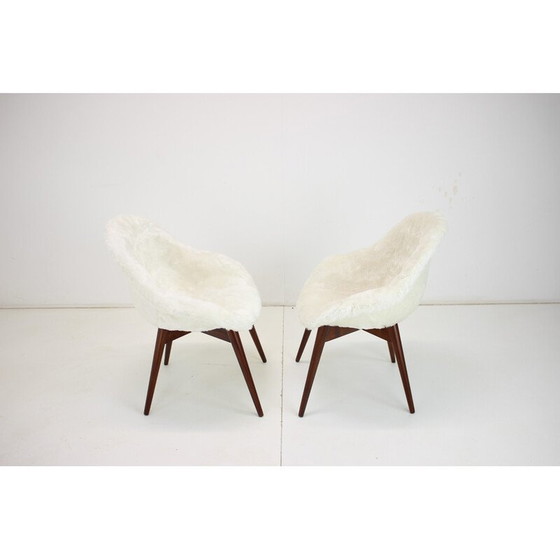 Image 1 of Paar vintage stoelen van Miroslav Navratil, Tsjecho-Slowakije 1960