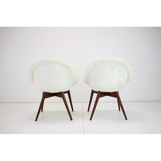 Image 1 of Paar vintage stoelen van Miroslav Navratil, Tsjecho-Slowakije 1960