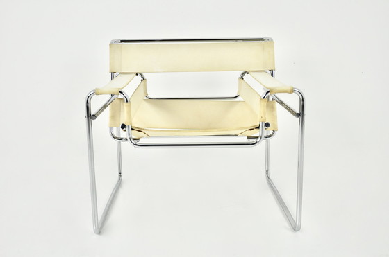 Image 1 of "Wassily" stoel van Marcel Breuer voor Gavina, jaren 70