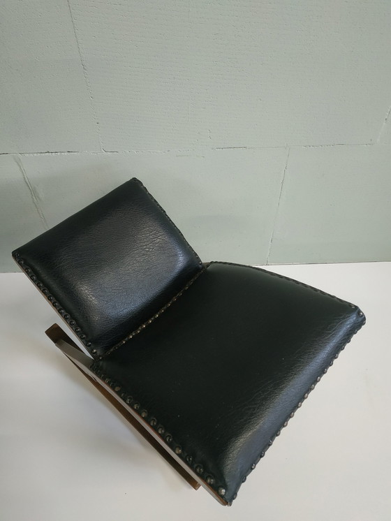 Image 1 of Vintage Klassiek Jaren 50/60 Schommel Voetenbankje