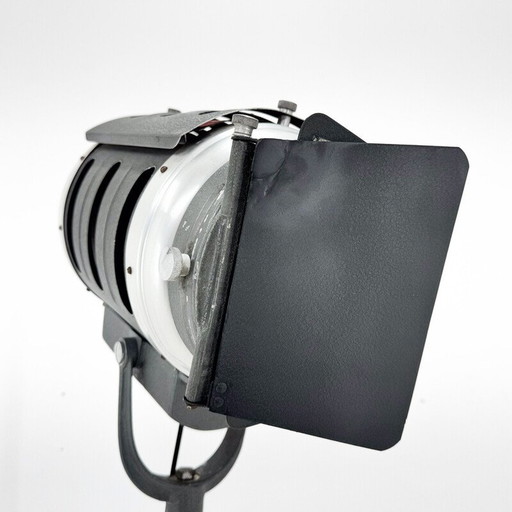 Vintage metalen bioscooppunt vloerlamp voor Iff, Italië 1960