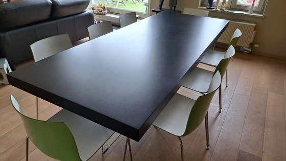 Image 1 of Lago Air Table zwart gelakt 2,5m x 1m