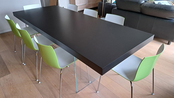 Image 1 of Lago Air Table zwart gelakt 2,5m x 1m