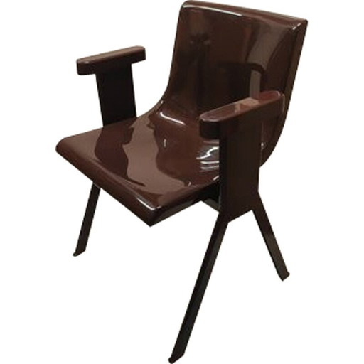 Vintage bureaufauteuil van Ettore Sottsass voor Olivetti Synthesis, jaren 1970