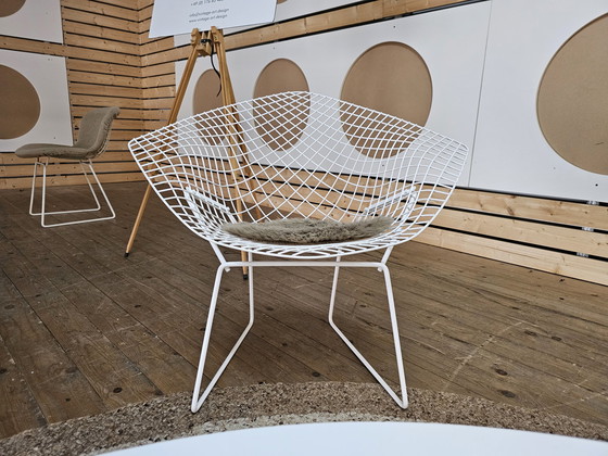 Image 1 of Knoll Bertoia Diamond Stoel Knoll International Vintage Studio Fauteuil