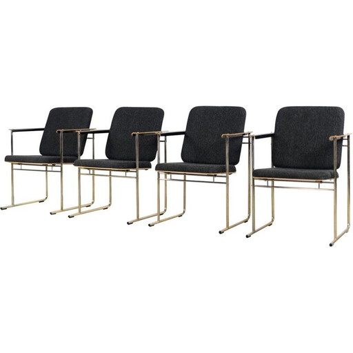 Set van 4 vintage Bauhaus Skaala fauteuils van Yrjö Kukkapuro voor Avarte, jaren 1980