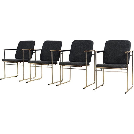 Image 1 of Set van 4 vintage Bauhaus Skaala fauteuils van Yrjö Kukkapuro voor Avarte, jaren 1980