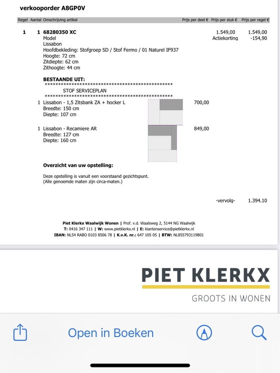 Image 1 of Prachtige Bank | Nog Geen 2 Jaar Oud | 5 Jaar Vlek Garantie